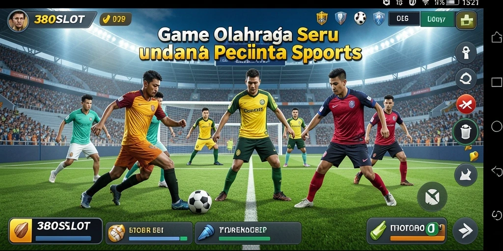 Tampilan menarik dari gameplay olahraga di 380SLOT.