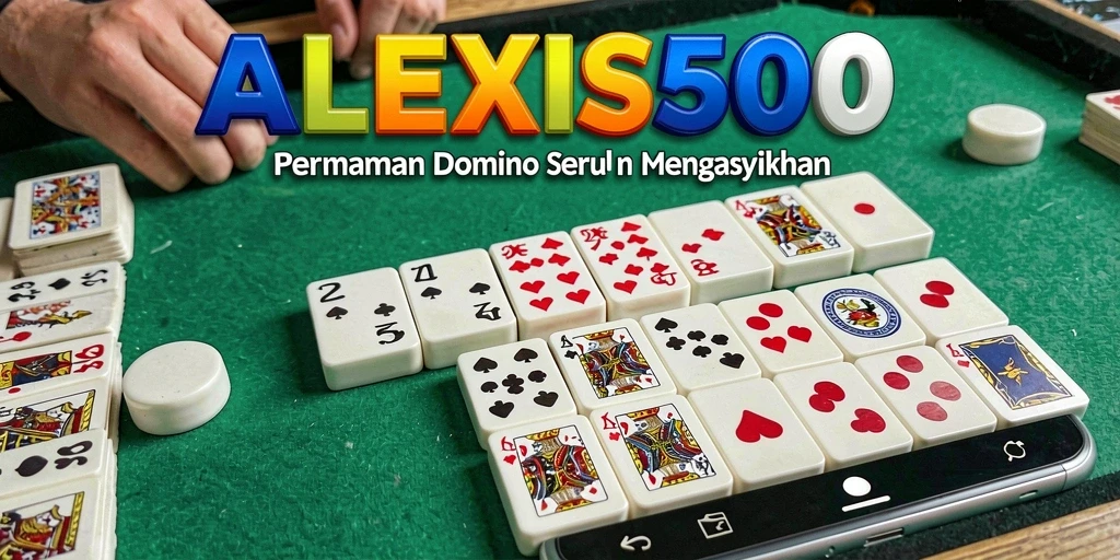 Tampilan gameplay domino yang menarik dan interaktif.