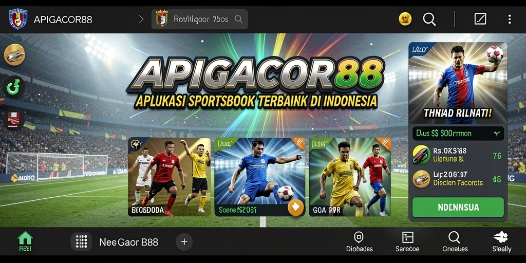 Tampilan menarik dari gameplay taruhan Sportsbook APIGACOR88.