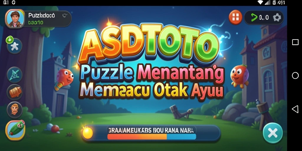 Tampilan gameplay ASDTOTO yang penuh warna dan menantang.