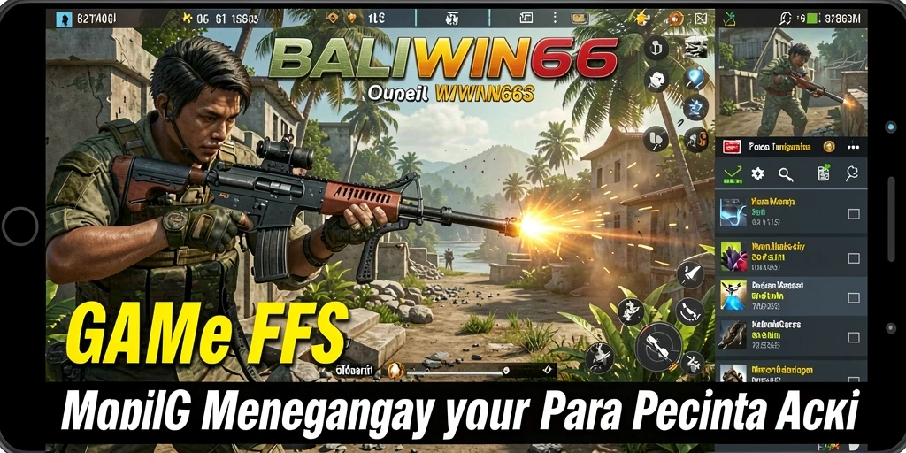 Tampilan mendebarkan gameplay BALIWIN66 dengan aksi tembak-menembak.