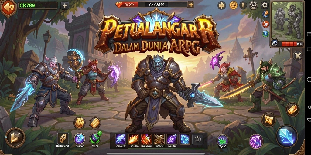 Tampilan gameplay CK789 dengan pertempuran yang seru dan grafis menawan.