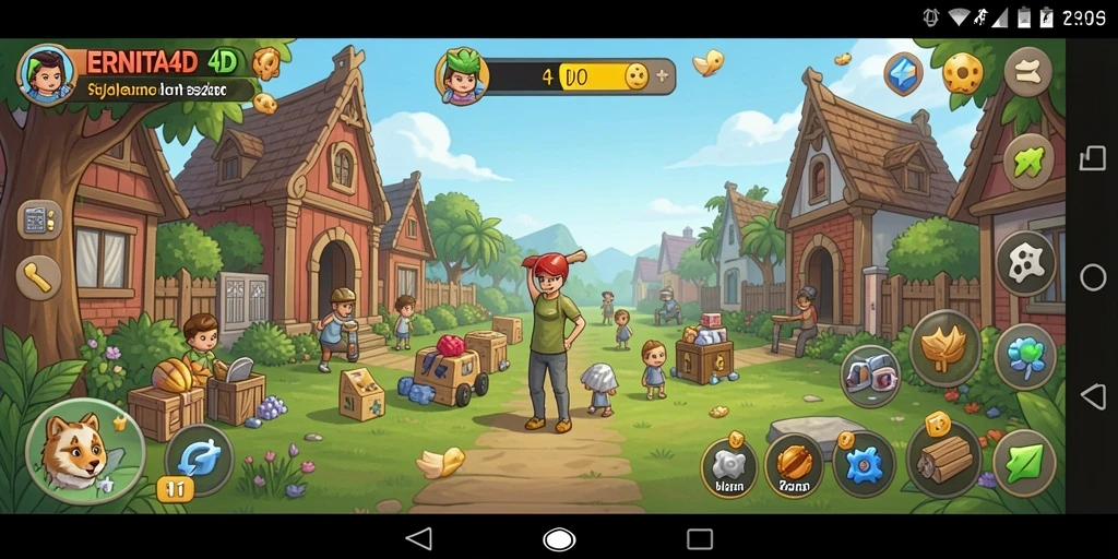 Tampilan Gameplay ERNITA4D yang penuh tantangan.