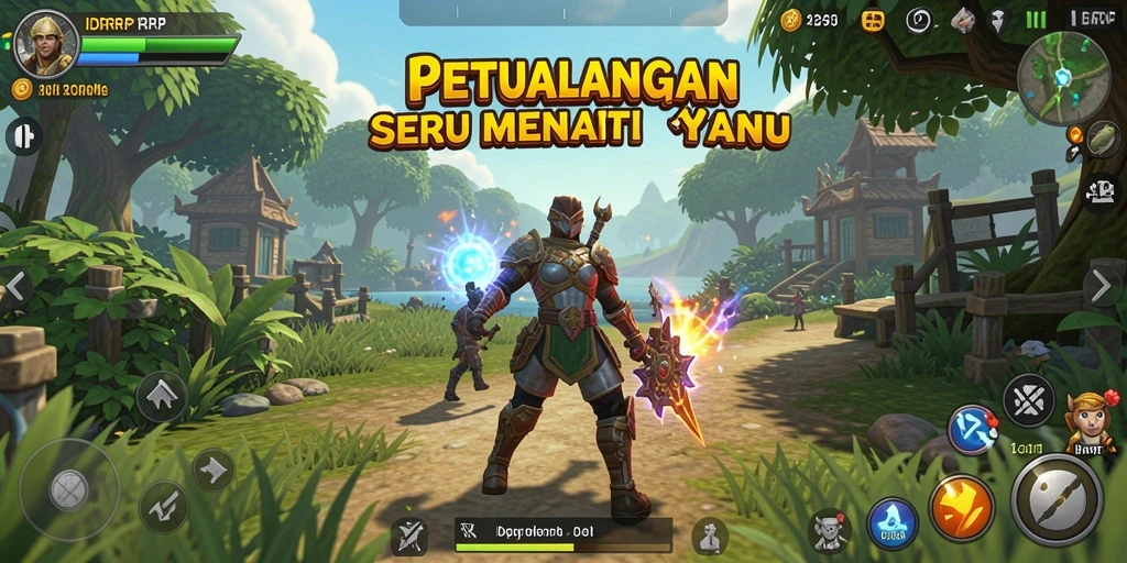 Gameplay seru dan mendebarkan di IDRRP.