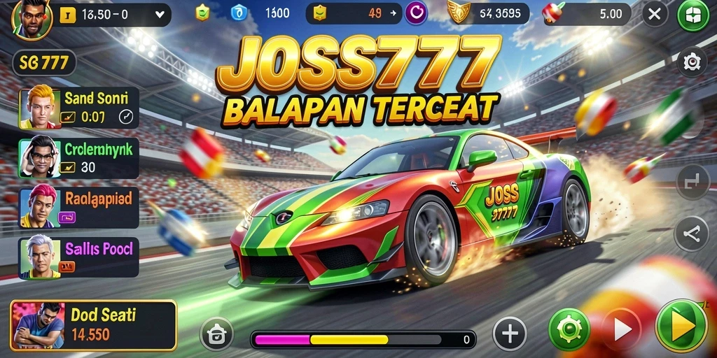 Tampilan gameplay Racing yang mendebarkan dan penuh aksi.