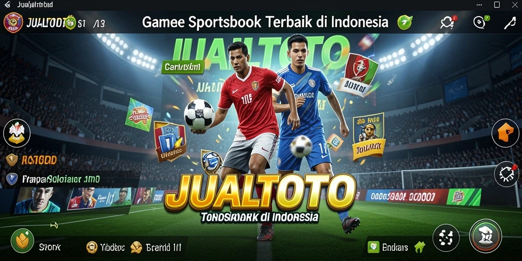 Tampilan antarmuka JUALTOTO dengan berbagai pilihan taruhan olahraga.