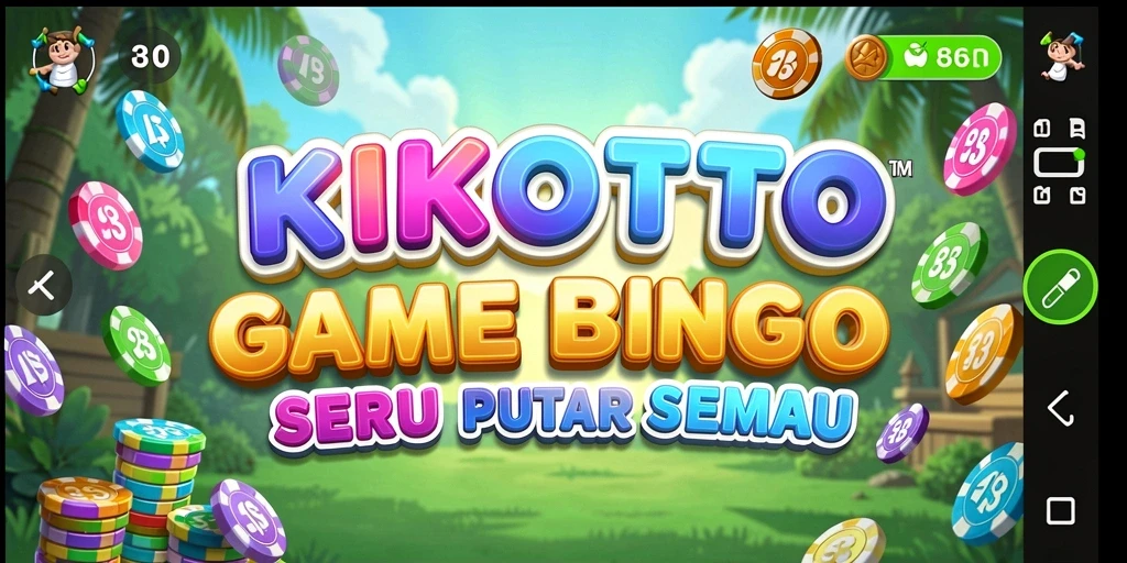 Screenshot gameplay KIKOTOTO dengan pengalaman Bingo yang mendebarkan.