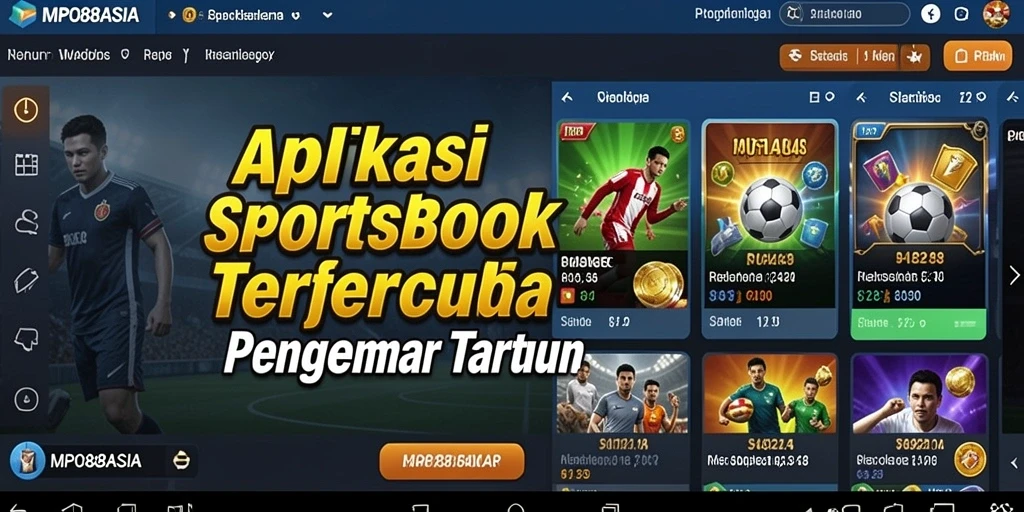 Screenshot tampilan antarmuka pengguna dalam aplikasi Sportsbook MPO88ASIA.
