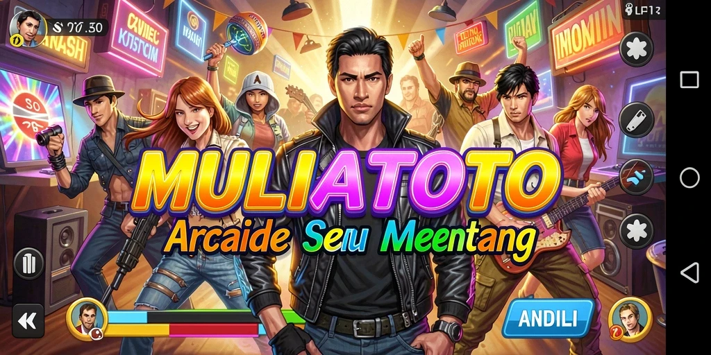 Tampilan gameplay seru dari MULIATOTO menunjukkan aksi menantang.