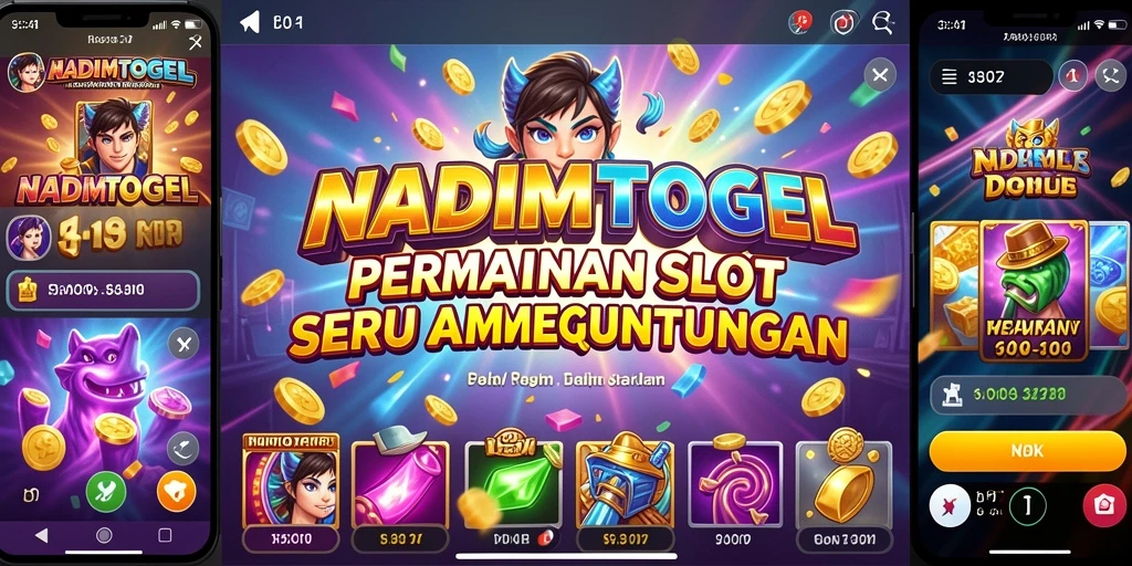 Tampilan menawan gameplay Slot NADIMTOGEL yang mengasyikkan.