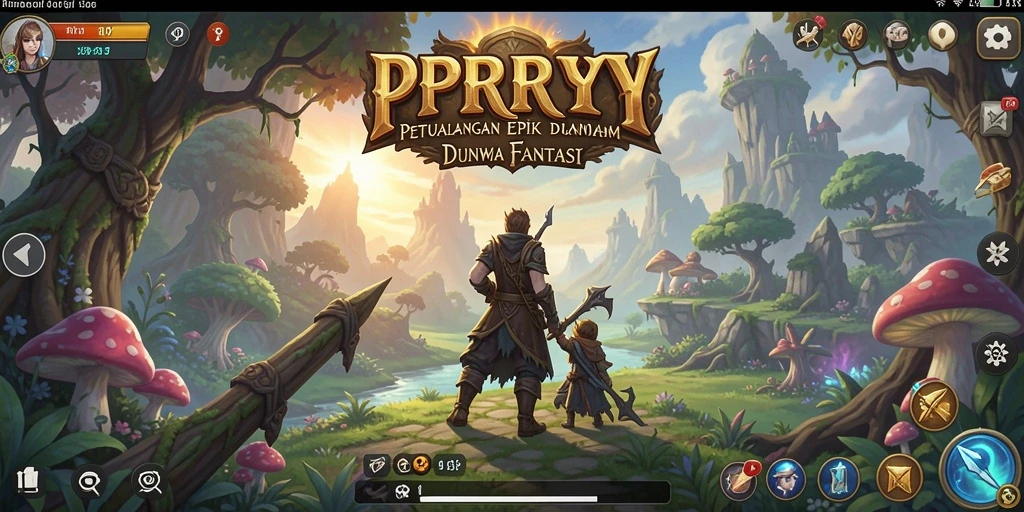 Tampilan gameplay RPG PPRRYY yang penuh aksi dan petualangan.