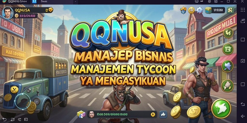 Screenshot menunjukkan gameplay bisnis Tycoon yang seru.