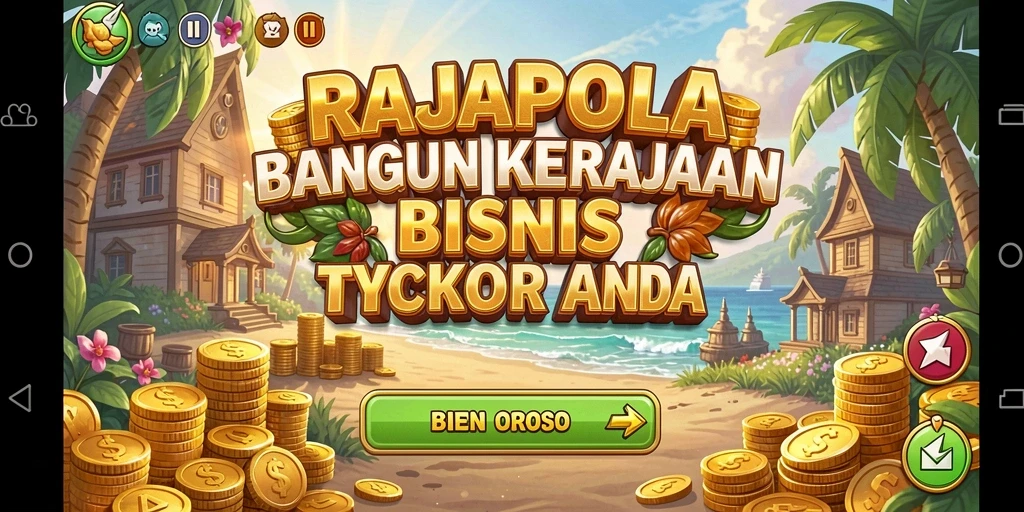 Tampilan menarik gameplay Tycoon di RAJAPOLA.