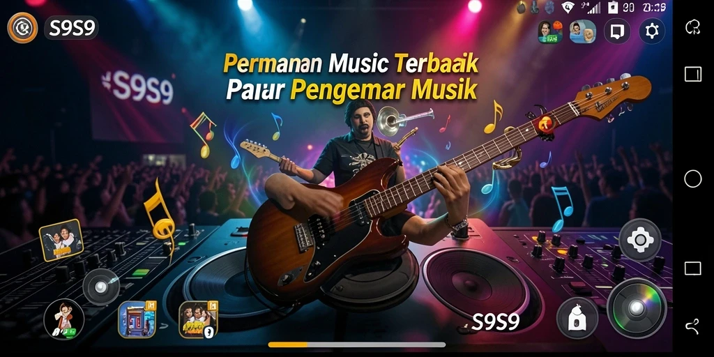 Gameplay S9S9 yang penuh warna dan interaktif.