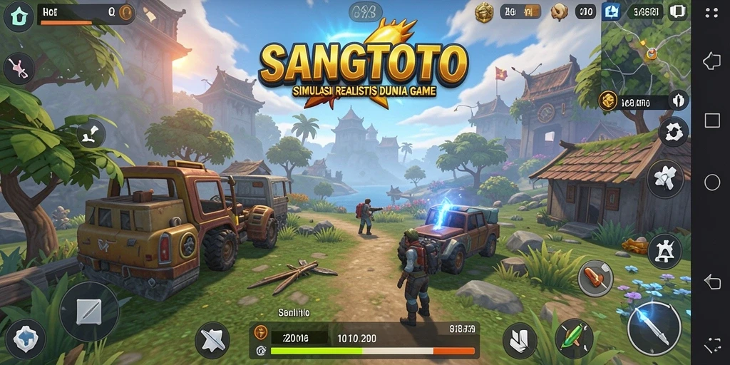 Screenshot gameplay SANGTOTO menampilkan simulasi dinamis dan menarik.