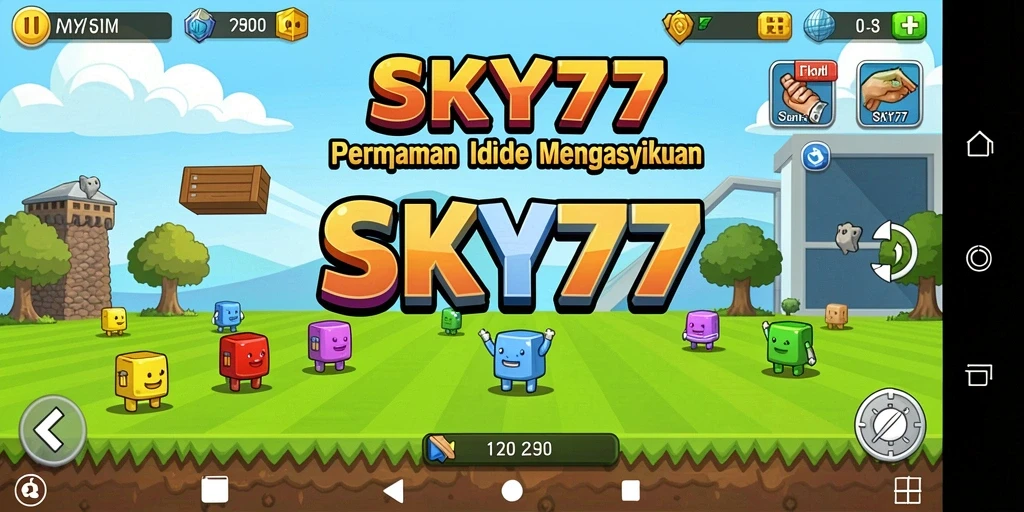 Tampilan gameplay Idle menarik dari SKY77.