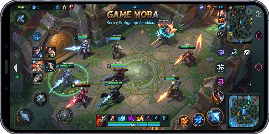Tampilan gameplay SVIP1 yang intens dan strategis.